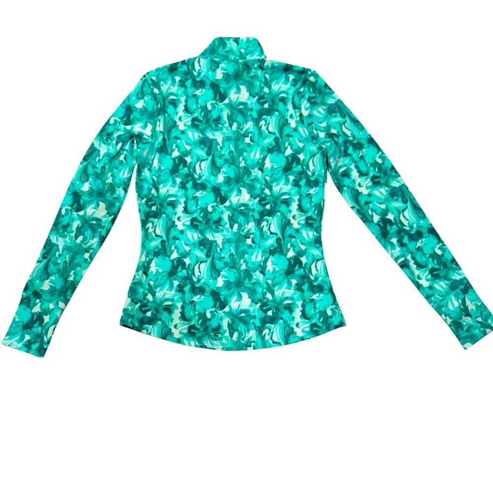 TOMMY BAHAMA Active Floral UPF 50 Full Zip Jacket Top Pockets Thumbholes NWT XS - Picture 3 of 8